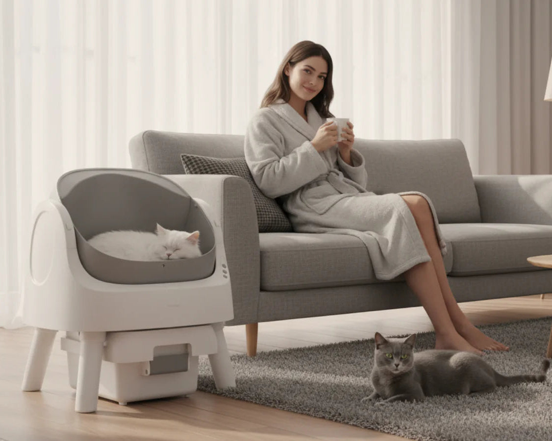 EasyPaws™ - The #1 Self-Cleaning Litter Box